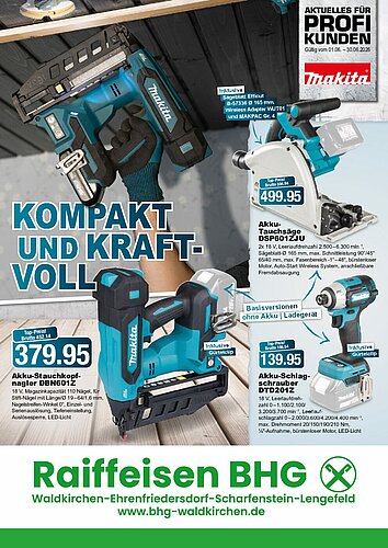 Titelseite: Makita – Profiangebote im Juni