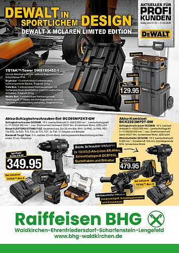 Titelseite: Dewalt – Profiangebote im Mai