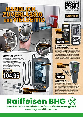 Titelseite: Laserliner – Profiangebote im Juni
